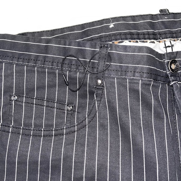 Zara Black Pinstripe Pants - Picture 3 of 5